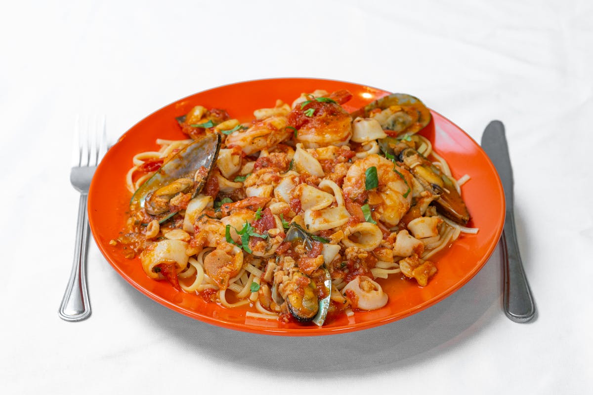 Seafood combo at Johnny Jr's Pizza